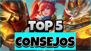 TOP 5 CONSEJOS QUE TE CAMBIARÁN | Estos Consejos Te Harán Ver el Juego Totalmente Diferente