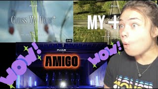 [PLUUS] 'CROSS MY HEART'\\'MY TIME' \\'AMIGO' Official MV|REACTION