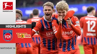 FC Heidenheim - Union Berlin | 2:0 | Zusammenfassung | Bundesliga 2024-25 | heidenheim union