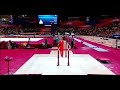 zou jingyuan gold medal parallel bars final worlds 2018 doha gymnastics international