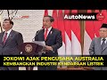 Jokowi Ajak Pengusaha Australia Kembangkan Industri Kendaraan Listrik