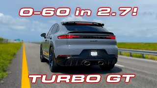 QUICKEST SUPER SUV? * 2024 Porsche Cayenne Turbo GT Review, 1/4 Mile and 0-60 MPH Testing