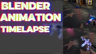 (Blender Timelapse) Creating Animated Gun Textures In Blender For FiveM GTA 5