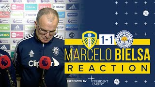 “We dominated a large part” | Marcelo Bielsa | Leeds United 1-1 Leicester City | Premier League