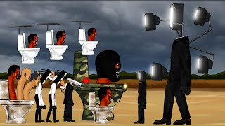 TV MAN vs Skibidi Toilet. Animation Drawing Cartoon 2.