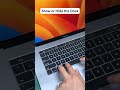 Show or Hide the Dock in Seconds! #Mactips  #MacBookTricks #MacProductivity #MacShortcuts