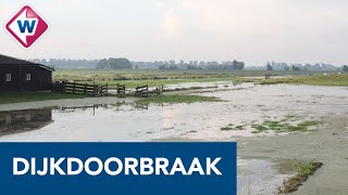 Dijkdoorbraak in Reeuwijk