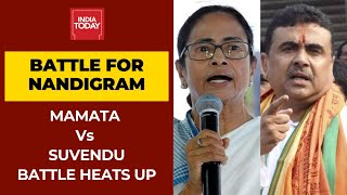 Mamata Banerjee Vs Suvendu Adhikari: Both Leaders Storm Nandigram With Campaign Rallies
