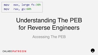 Understanding The PEB for Reverse Engineers