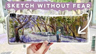 How To Overcome the Fear of Sketching Outside