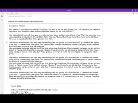 Quickselect Algorithm Explanation Youtube