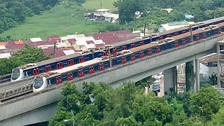 西鐵綫上下行千九列車駛過 (MTR/WRL/SP1900)