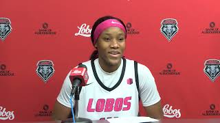 Postgame vs. San Diego State - Hulda Joaquim (2/1/25)