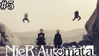 砂漠地帯でかわいい機械生命体と出会った男の完全初見プレイ【ニーアオートマタ-NieR:Automata-】part5