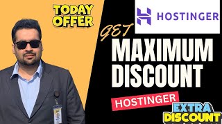 Maximum Discount Hostinger 2024 - 91% OFF Black Friday Special Coupon Code