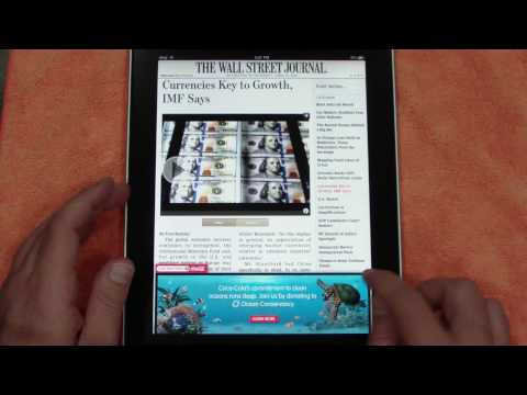 iPad Wall Street Journal App (Free & Subscription) iPad Wall Street Journal App (Free & Subscription)