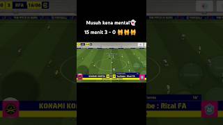 Waduh kena mental 👻 Gameplay eFootball mobile #shorts #gaming