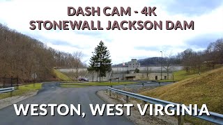 Scenic Drive at Stonewall Jackson Dam: 4K Views of Weston, West Virginia