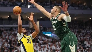 Indiana Pacers vs Milwaukee Bucks -  Game 2 Highlights | April 23, 2024 | 2024 N