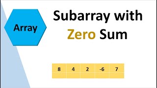 Find if there is a subarray with 0 sum , in o(n) time