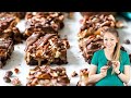 Fudgy Turtle Brownies Topped with Nuts and Dripping with Caramel