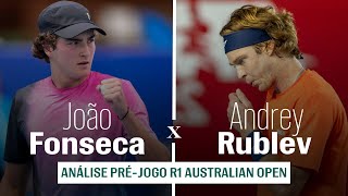 ANÁLISE PRÉ-JOGO JOÃO FONSECA vs. ANDREY RUBLEV | Australian Open 2025 (1ª rodada)