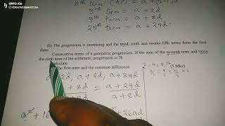 SEQUENCES AND SERIES: ARITHMETIC AND GEOMETRIC PROGRESSIONS. MATHEMATICS PAPER 2 KCSE PREDICTIONS