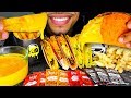 ASMR TACO BELL NACHO CHEESY FRIES CINNAMON TWIST MUKBANG FAST FOOD *SAVAGE EATING* NO TALKING JERRY