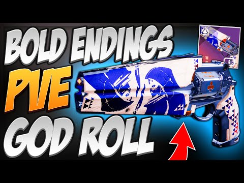 Bold Endings (Stasis Burst Hand Cannon) PvE God Roll Destiny 2 The Final Form