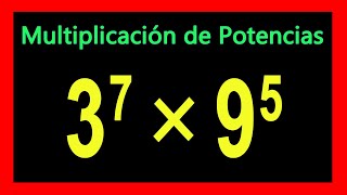 ✅👉 Multiplicación de Potencias con Distinta Base