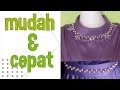 Cara Mudah Jahit Payet Mutiara pada Baju | How to sew sequins on dress