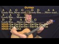 Lovely Rita (The Beatles) Guitar Lesson Chord Chart with Chords/Lyrics - Capo 2nd