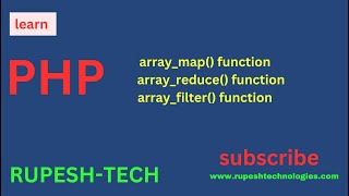 PHP Array map Function Tutorial in Hindi