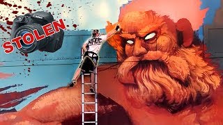 Painting a Huge Zeus Mural & Getting Robbed 😡