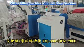 Automatic fiber stuffing/filling machine for pillows cushions teddy bears