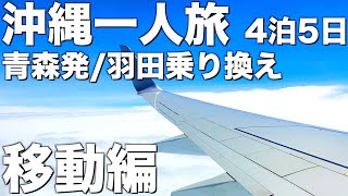 ６月梅雨明け 沖縄旅行 4泊5日 青森空港発 羽田空港乗り換え 沖縄移動編 沖縄一人旅【1日目】