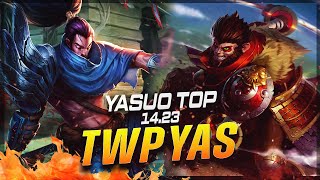 TheWanderingPro - Yasuo vs Wukong TOP Patch 14.23 - Yasuo Gameplay