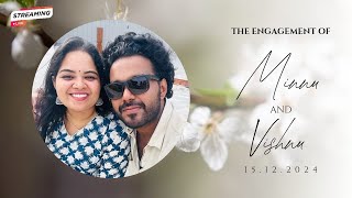 Engagement || Minnu Sager AE with Vishnu Ganesh B (Live streaming)