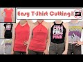 DIY Tanks and Halters! Easy T-Shirt Cutting Tutorials | No Sewing or Glue