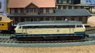 Marklin 88808 BR 218 Diesel Locomotive Test Run at z.scale.hobo 11.16.2024