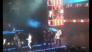 141030 Music Bank in Mexico -  All Artist Good Bye Stage (Run to you.)