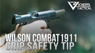 Wilson Combat 1911 Grip Safety Training Tip