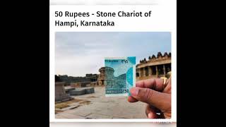 Top Historical Monuments printed on Indian currency 💵
