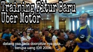 Suasana Training Fitur Baru untuk Driver Uber Motor