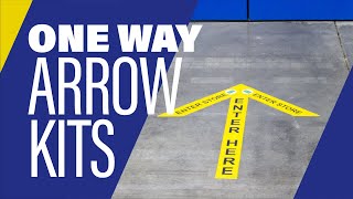 How To Mark Pedestrian Walkways Using Superior Mark™ Arrow Kits