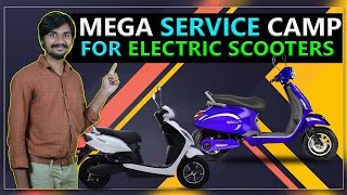 Electric Scooters Mega Service Camp, Exide Lithium ion Batteries