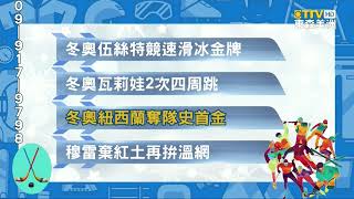 體育快訊0209 斯洛維尼亞首次冬奧奪金/加拿大單板奪金+銅