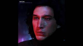 Adam Driver as Ben Solo / Kylo Ren "I'm being torn apart. I want to be free of this pain."