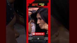 Amanda Nunes e Irene Aldana Protagonizam Encarada Tensa Antes de duelo no UFC 289 #shorts