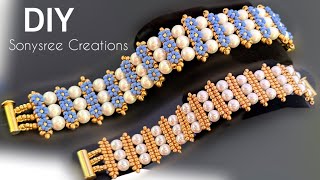 Daisy Stick Bracelet | How to Make Daisy Bracelet #diy #sonysreecreations #beadedbracelet #handmade